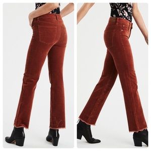 rust corduroy jeans